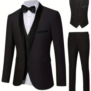 Classic Black Men's Tuxedo Set